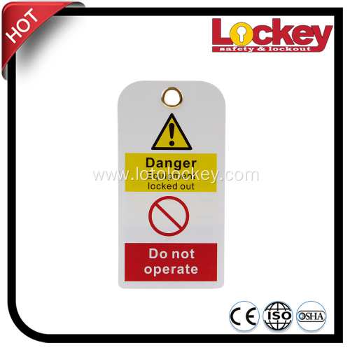 Plastic Sealed Lockout Tags